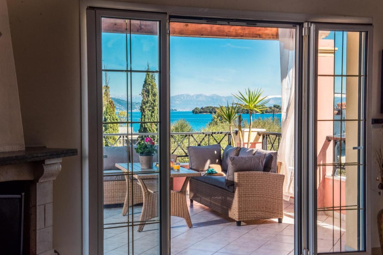 Yanna'S Sea View Holiday House Close To Corfu Town Alykes Potamou Exteriér fotografie